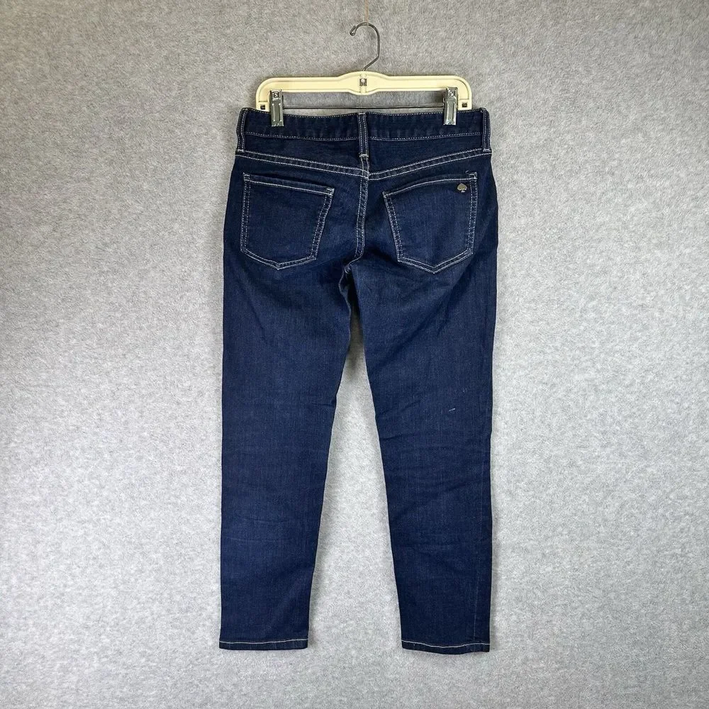 Kate Spade Size 25x24 Broome Street Skinny Women's Denim‎ Blue Jeans Career Slim